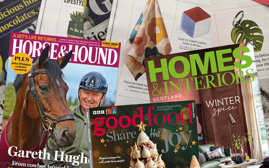 A college of magazine press coverage including Horse & Hound and Good Food