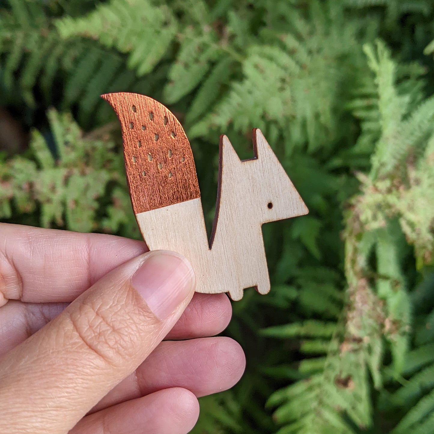 *Seconds* Fox Brooch