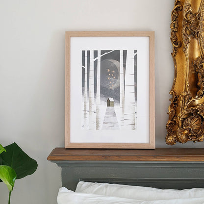 House Under The Moon Print - The Moonlit Press