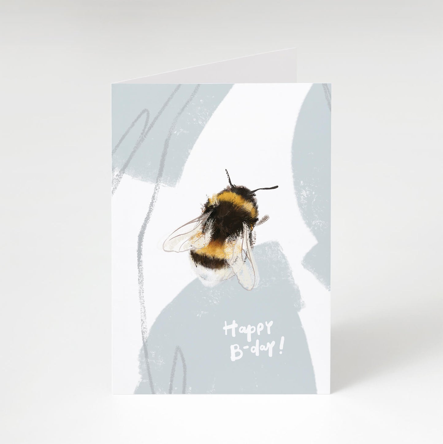 Happy B-day! Bee Birthday Card - The Moonlit Press UK