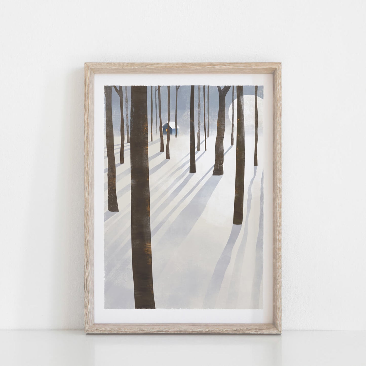 Cabin in the Woods Print - The Moonlit Press