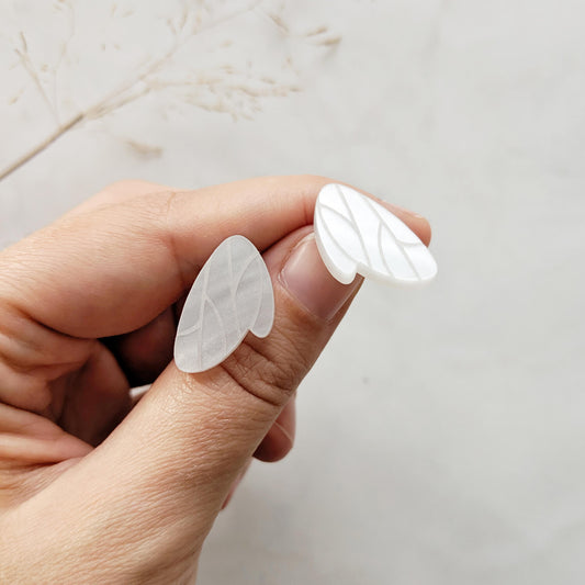 Dainty British Bee Wing Stud Earrings - The Moonlit Press