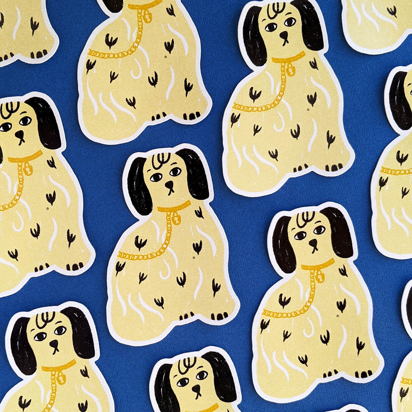 Staffordshire Figurine Dog Stickers - The Moonlit Press