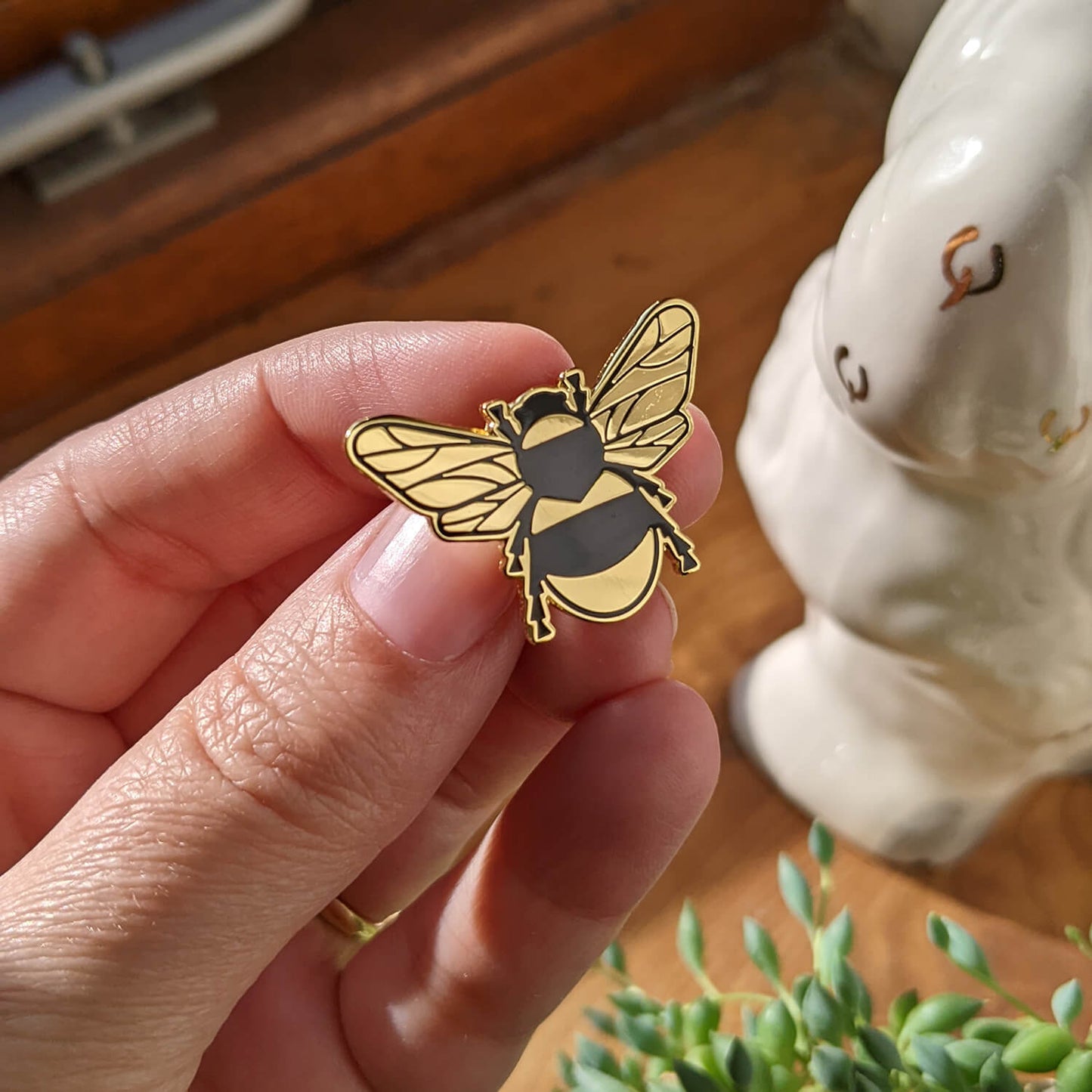 * Seconds * Bee Enamel Pin