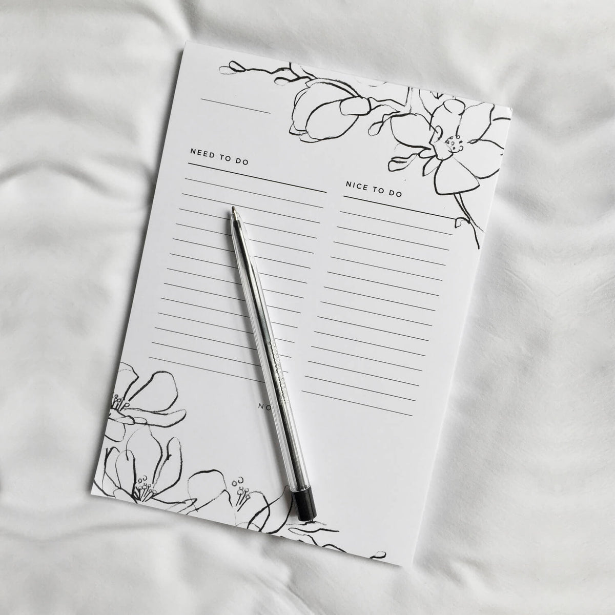 * Seconds * A5 Floral Notepad