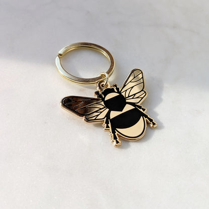 *Seconds* Enamel Bee Keyring