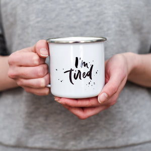 * Seconds Sale * Enamel Mug - The Moonlit Press