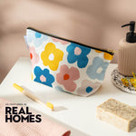Load image into Gallery viewer, Floral Wash Bag featured in Real Homes Magazine - The Moonlit Press
