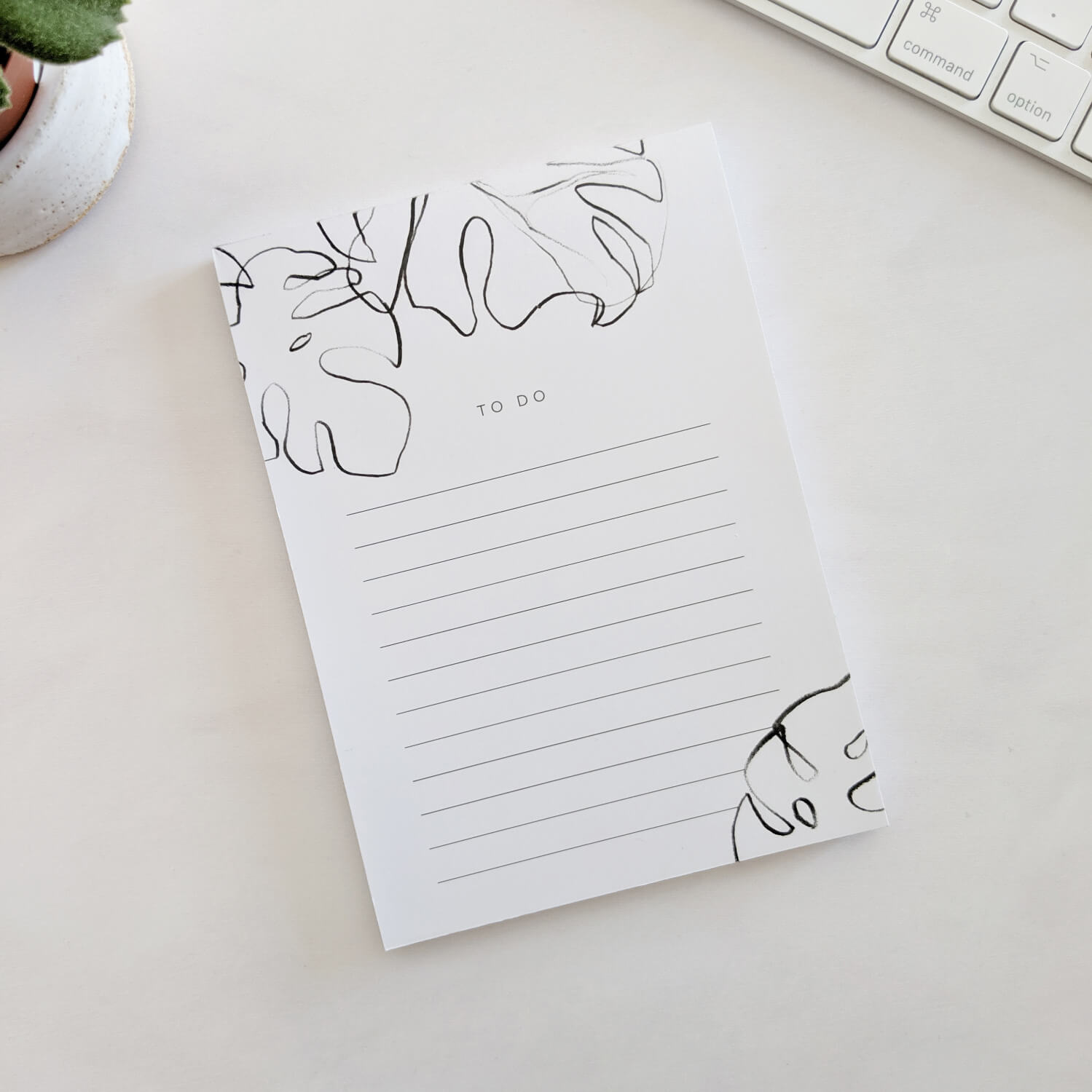 * Seconds * A6 Monstera Notepad