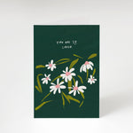 Load image into Gallery viewer, You Are Loved Daisy Card - The Moonlit Press
