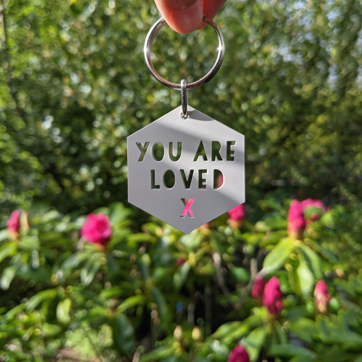 You Are Loved Keyring - The Moonlit Press UK