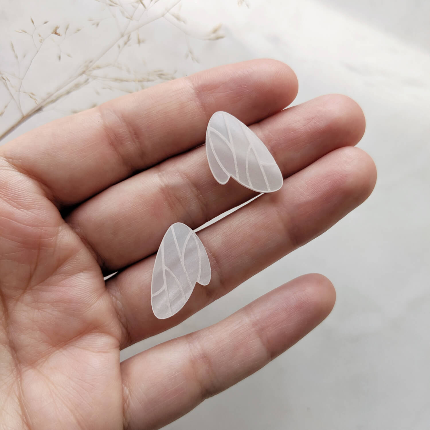 Bee Wing Stud Earrings - The Moonlit Press