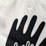Load image into Gallery viewer, * Seconds* Hello Screen Printed Natural Tote Bag

