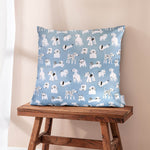 Load image into Gallery viewer, Decorative Dog Print Cushion - The Moonlit Press
