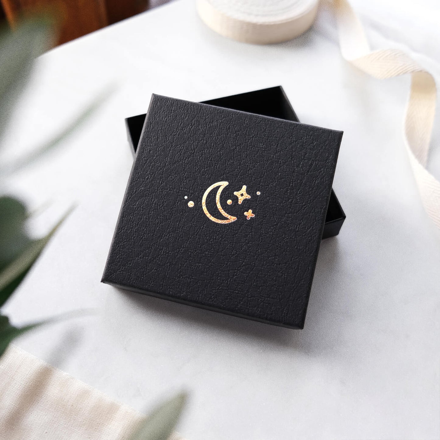 Eco Friendly Gift Box for Oak Leaf and Acorn Earring Drops