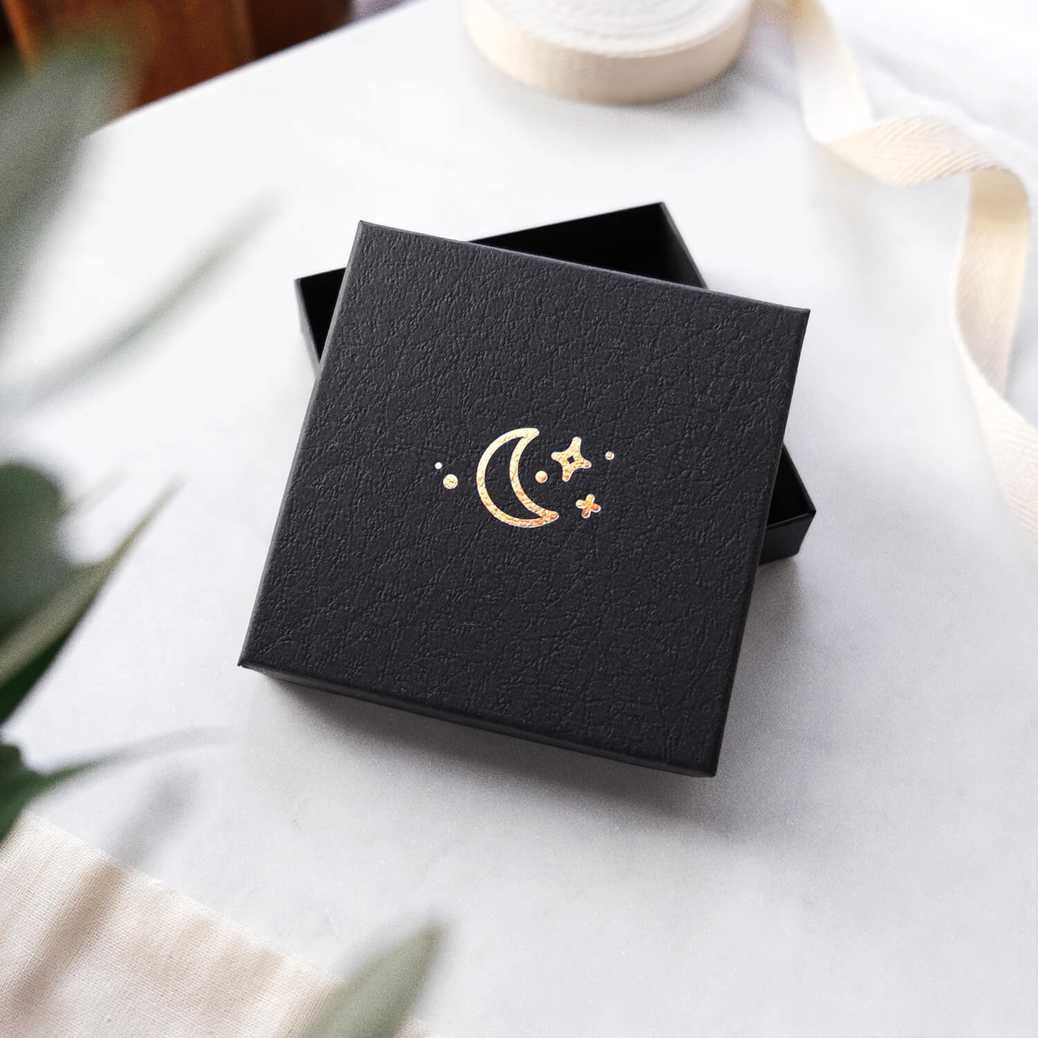 Eco Friendly Gift Box for Oak Leaf and Acorn Earring Drops