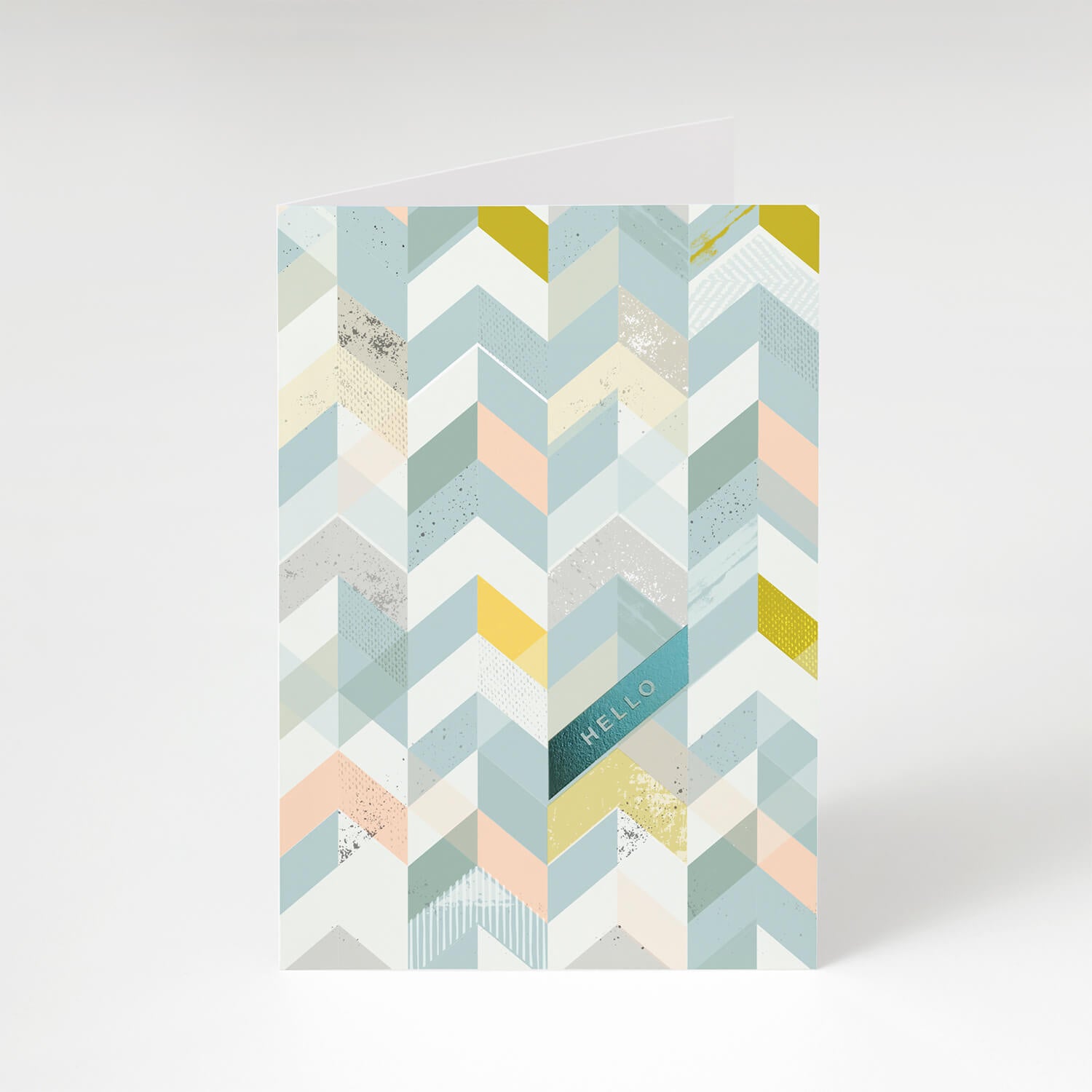 Hello Geometric Card - The Moonlit Press