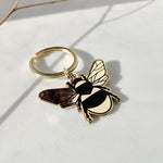 Load image into Gallery viewer, Gold Bee Keychain Gift

