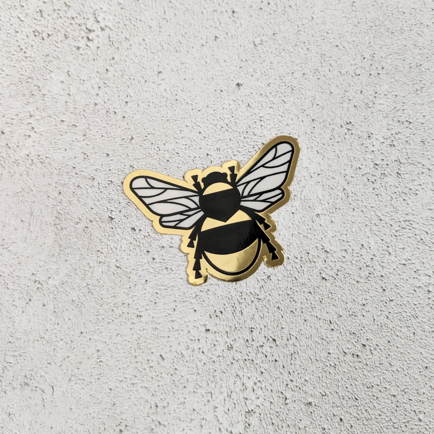 Gold Bee Vinyl Sticker - The Moonlit Press