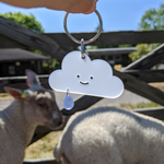 Load image into Gallery viewer, Cute Cloud Key Ring
