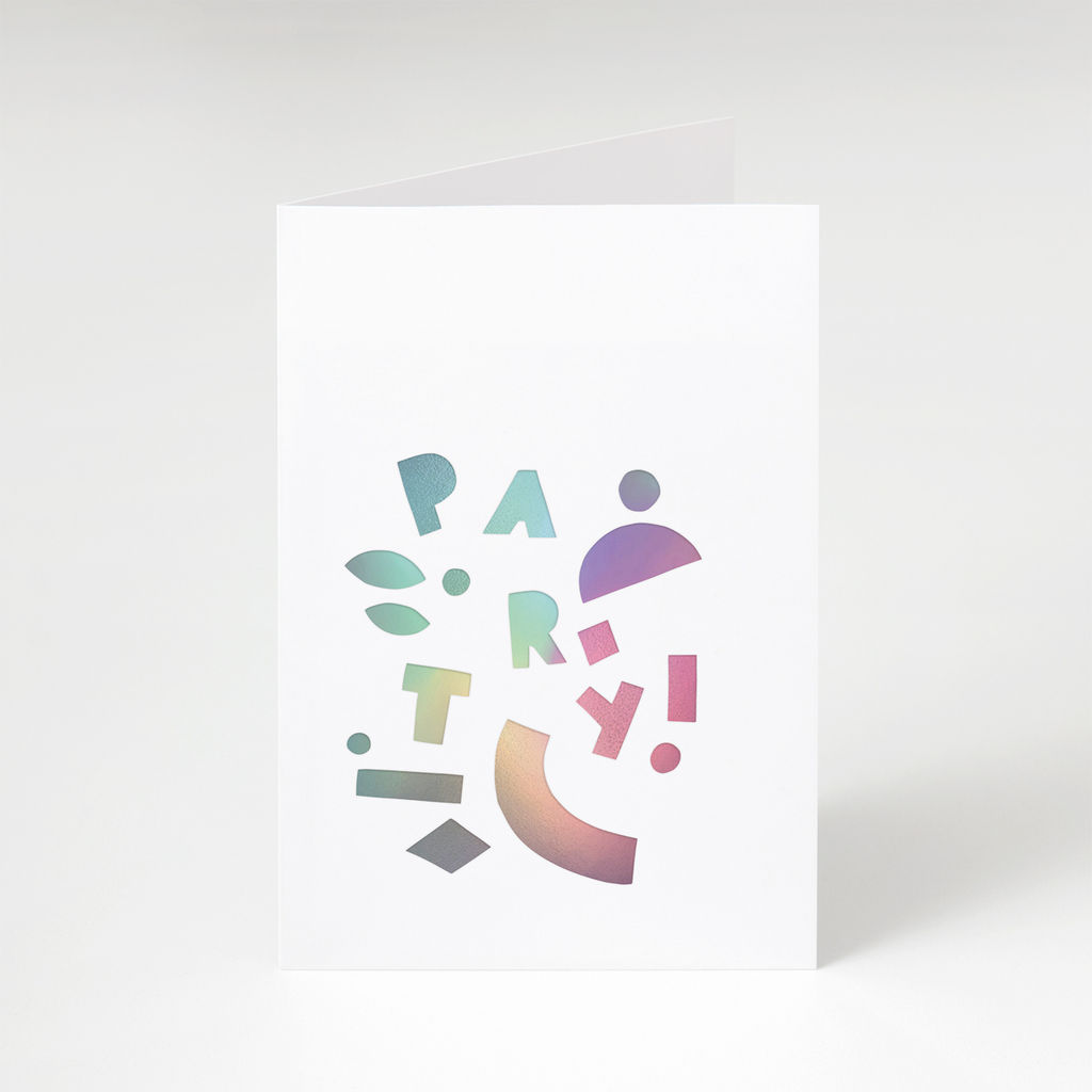 Holographic Party Shapes - The Moonlit Press