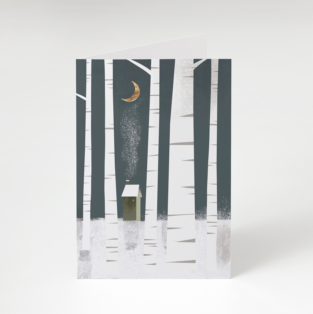 House in The Woods Card - The Moonlit Press