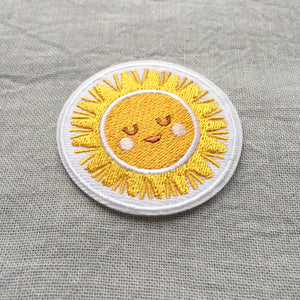 Iron On Sun Patch - The Moonlit Press