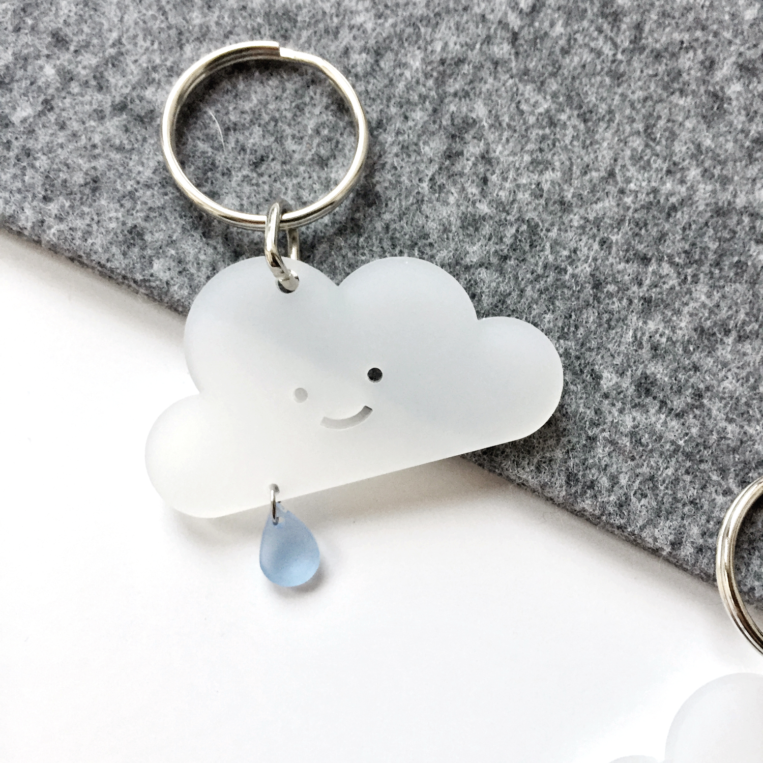 Cloud with Silver Keyring 