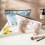 Load image into Gallery viewer, Large Dog Print Wash Bag - The Moonlit Press
