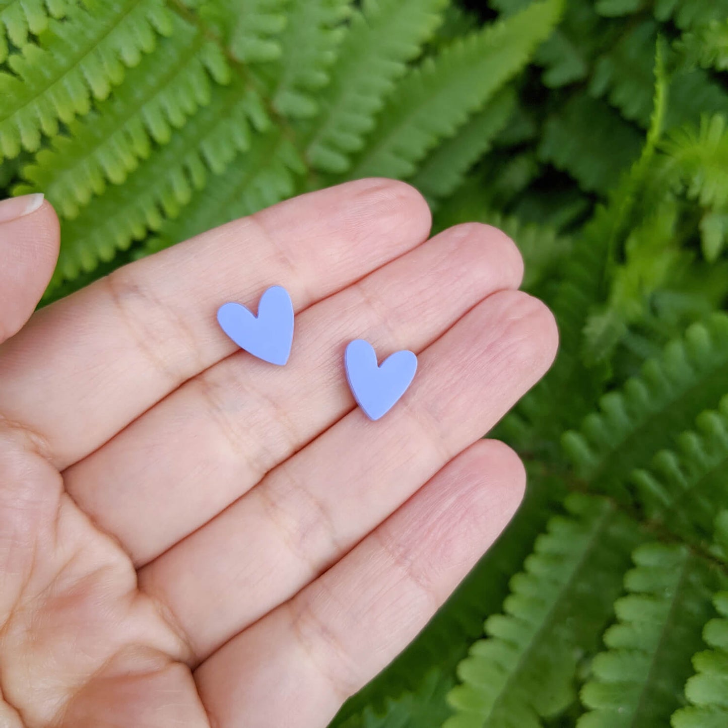 Small Heart Stud Earrings - The Moonlit Press