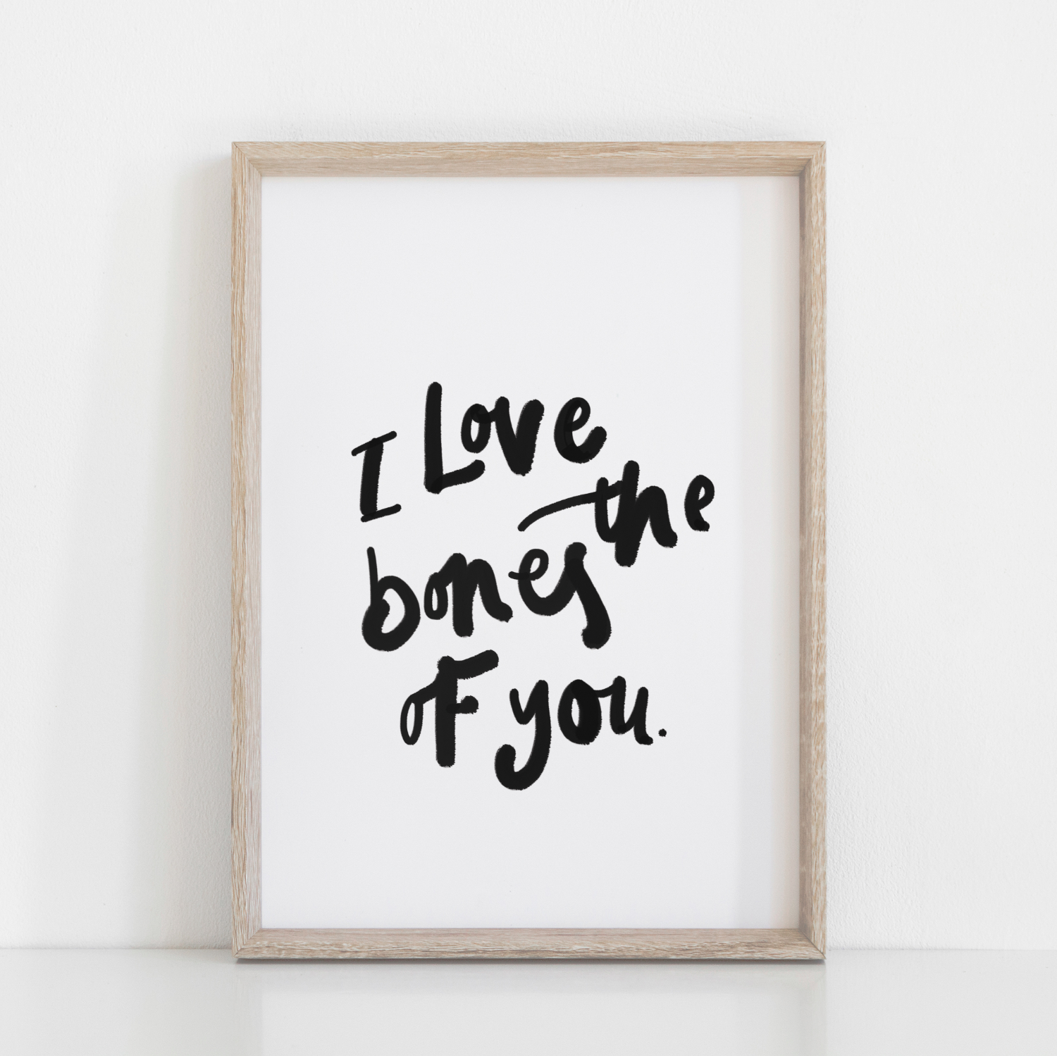 I Love The Bones of You Print - The Moonlit Press