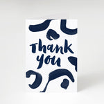 Load image into Gallery viewer, Navy Paint Thank You Card - The Moonlit Press UK
