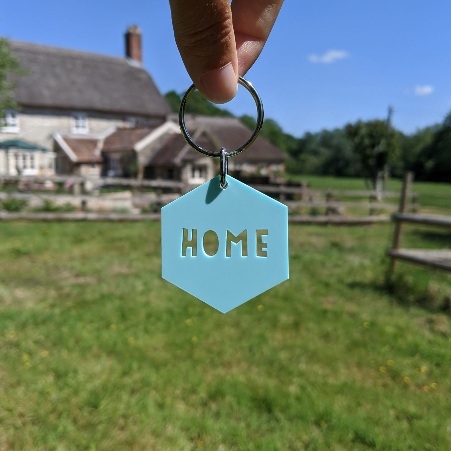 Home Keyring - The Moonlit Press