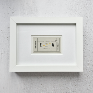 Personalised Anniversary Print - Framed - The Moonlit Press