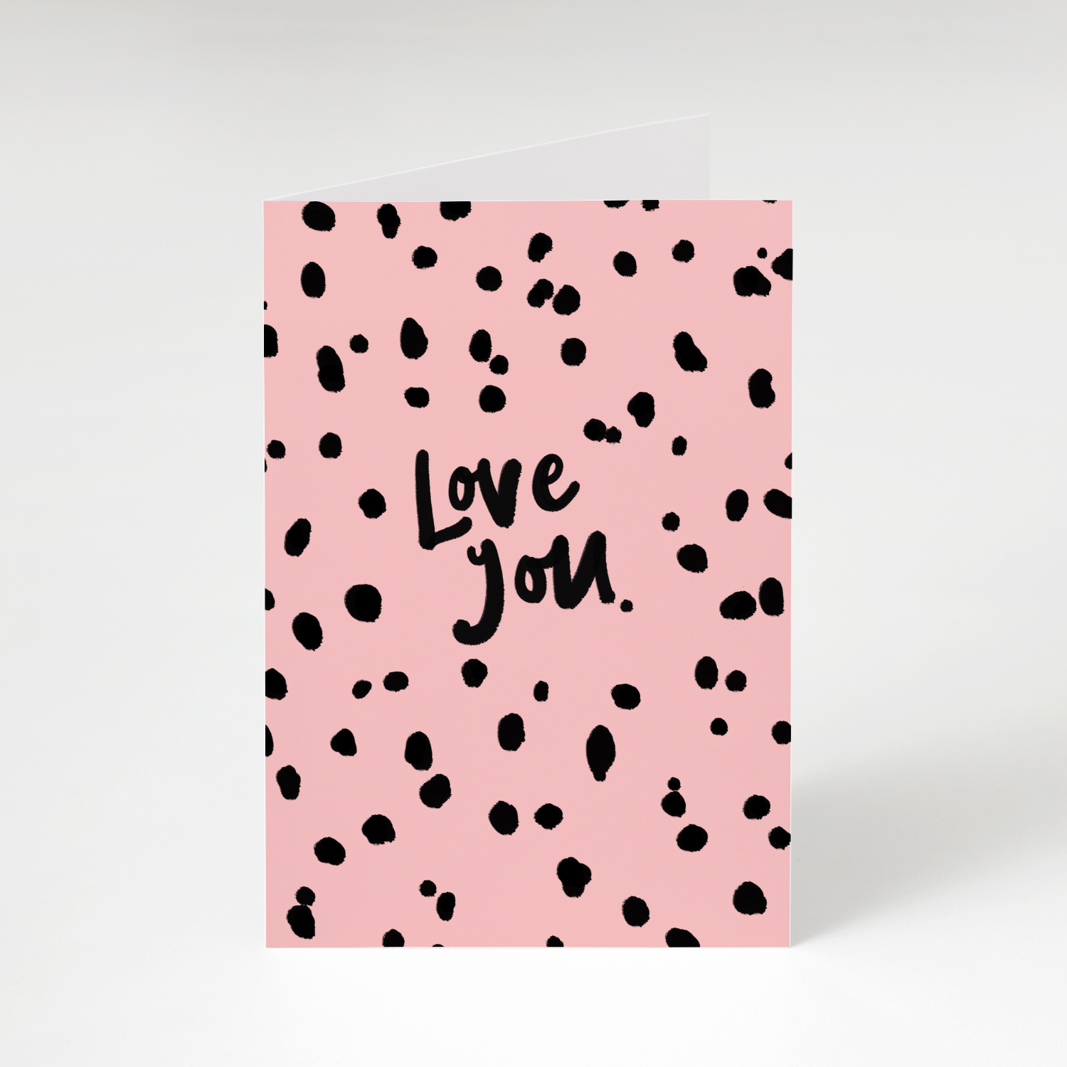 Love You Dotty Card - The Moonlit Press