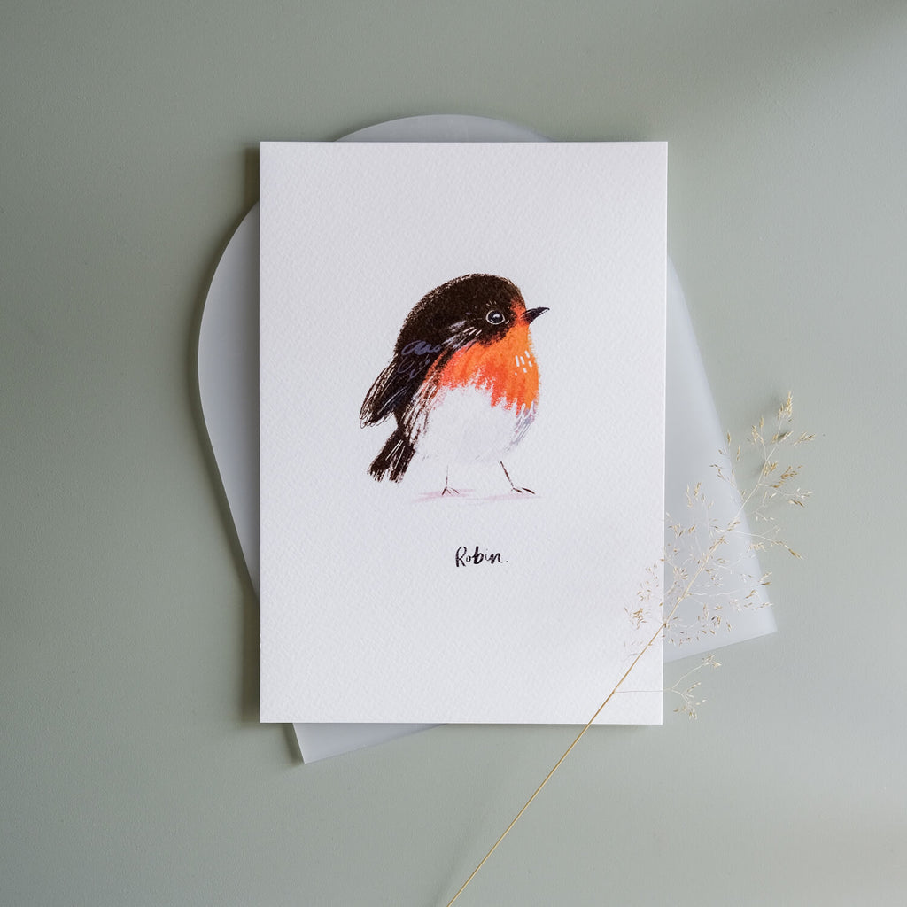Robin Bird Print - The Moonlit Press