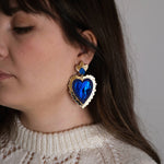 Load image into Gallery viewer, Sacred Heart Statement Earrings
