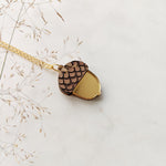 Load image into Gallery viewer, Small Acorn Pendant Necklace
