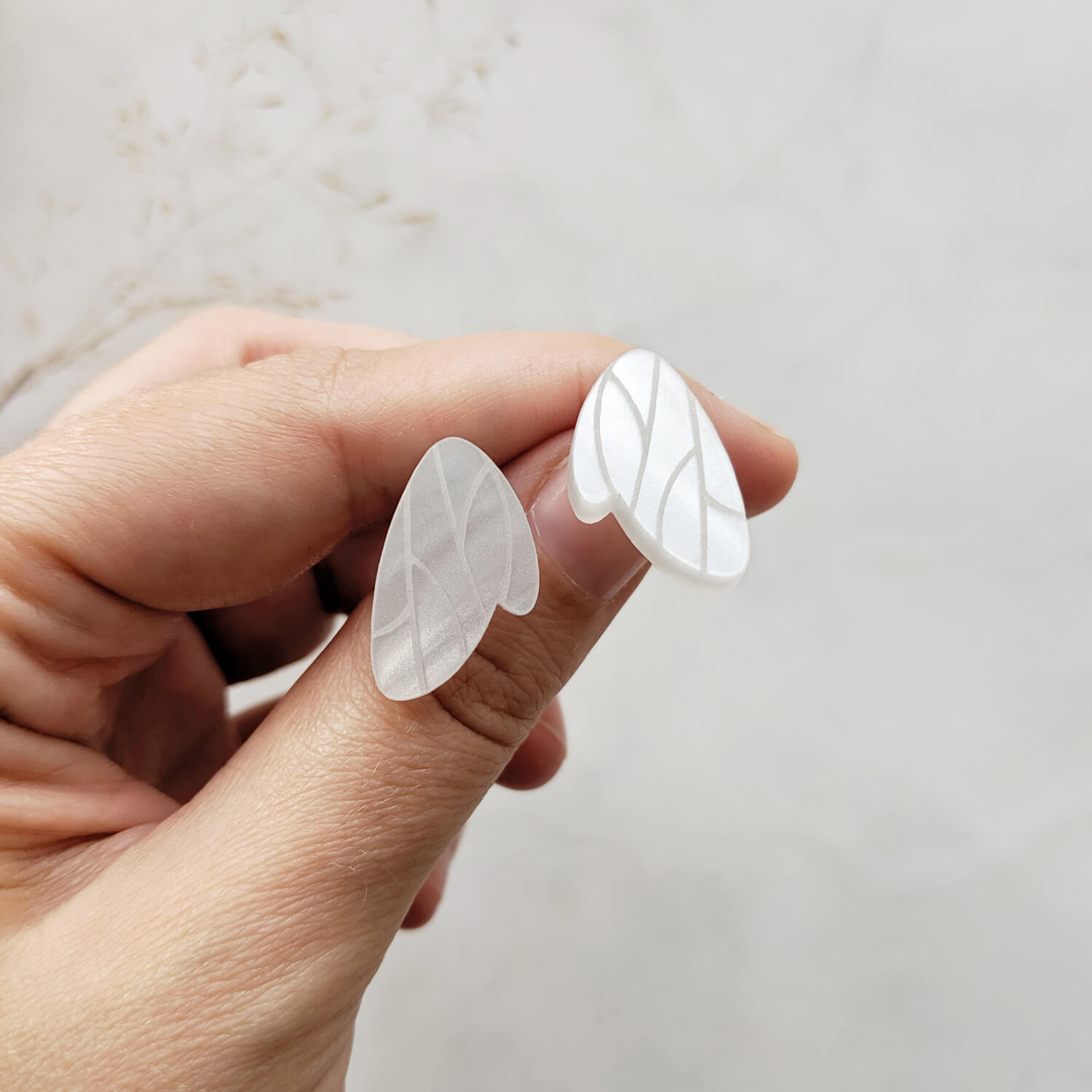Small Insect Wing Stud Earrings - The Moonlit Press