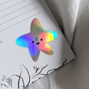 Holographic Star Sticker - The Moonlit Press