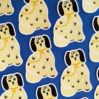 Staffordshire Figurine Dog Stickers - The Moonlit Press
