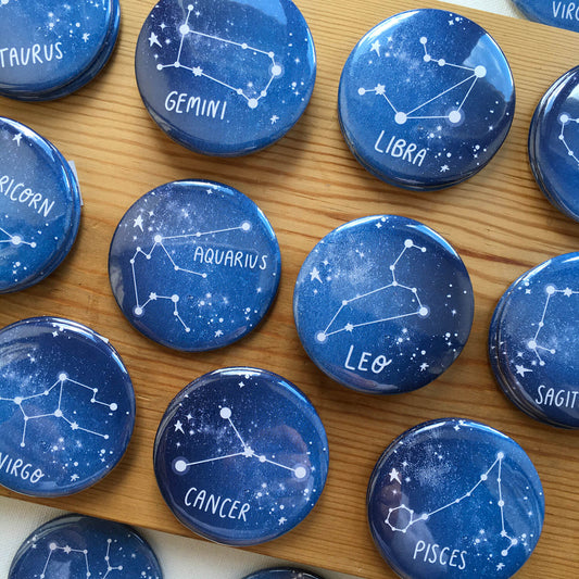 * Seconds * Star Sign Pocket Mirror