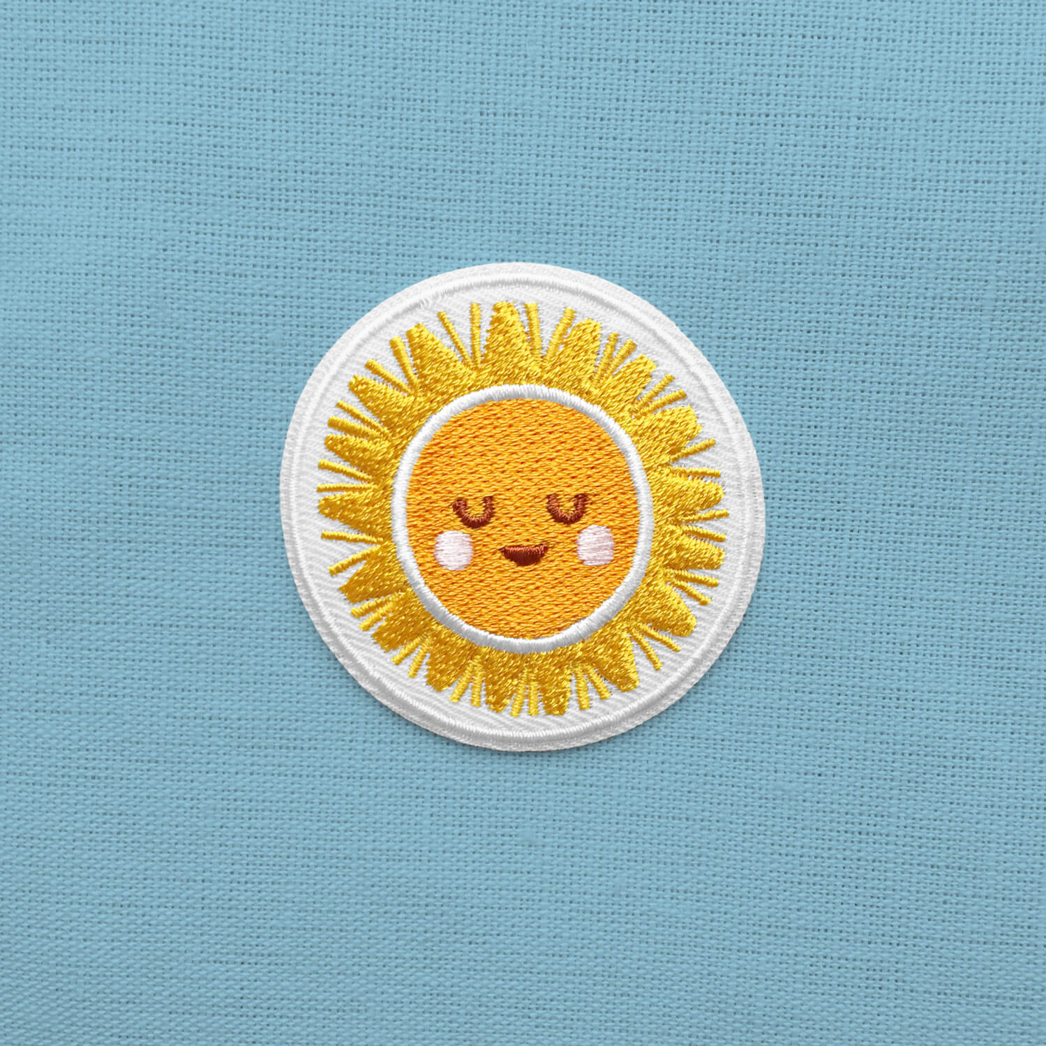 Sun Iron-On Patch - The Moonlit Press UK