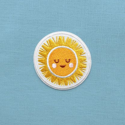 Sun Iron-On Patch - The Moonlit Press UK