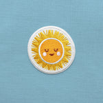 Load image into Gallery viewer, Sun Iron-On Patch - The Moonlit Press UK
