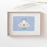 Load image into Gallery viewer, White Ermine Moth Print - The Moonlit Press
