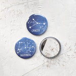 Load image into Gallery viewer, Zodiac Constellation Pocket Mirror - The Moonlit Press UK
